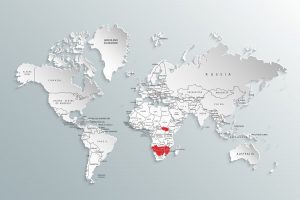 Leefgebied witte neushoorn