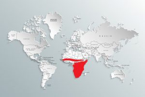 Leefgebied gestreepte jakhals