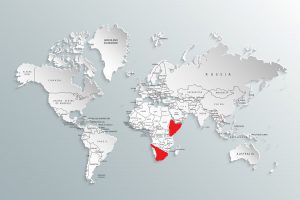 Leefgebied zadeljakhals